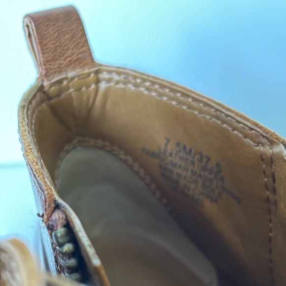 Brown Leather Ankle Boots - Picture 10 of 10